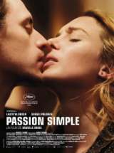 Passion simple affiche film Passion simple affiche film